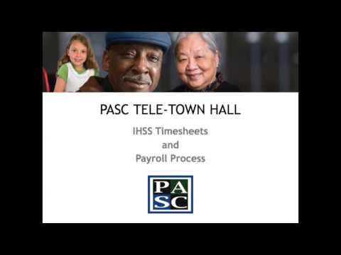 PASC Tele Town Hall “The Check is in the Mail” Hearing – Oct 19 2016